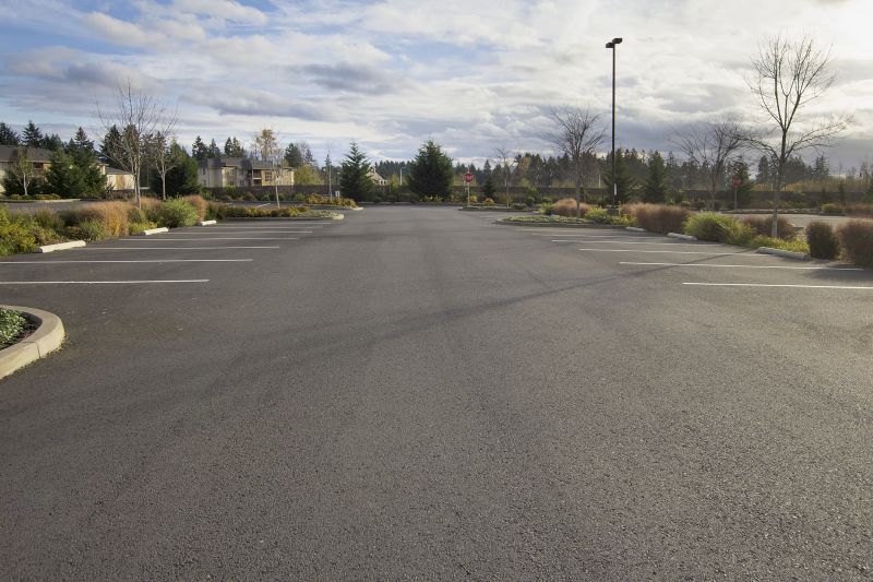 Parking Lot After Sealing